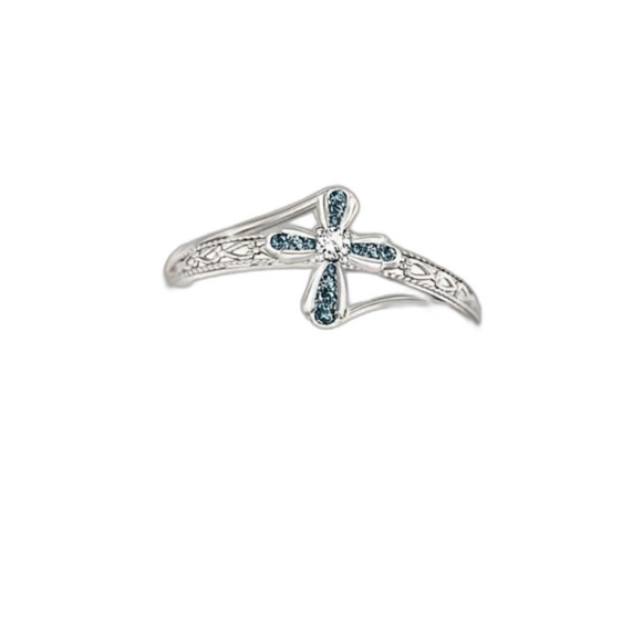 Engraved RELIGIOUS RING SILVER "With God All Things Are Possible" NEW SIZE 7 - Picture 5 of 6